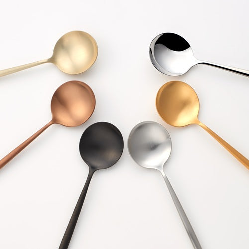 Cutipol Moon  デザートナイフ マットゴールド ※Outlet品