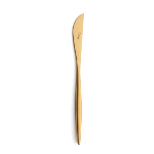 Cutipol Moon  ディナーナイフ マットゴールド ※Outlet品